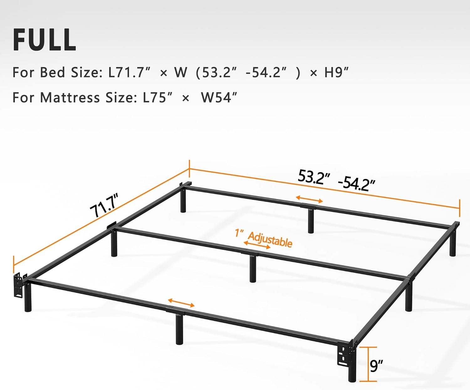 Metal Frame Full Size Bed